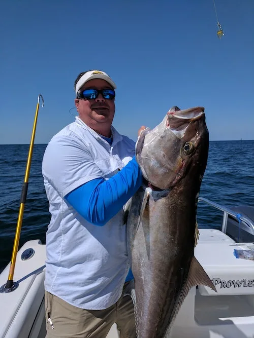 Keith with an offshore catch